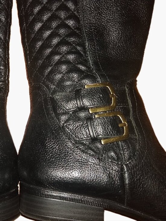 NATURALIZER N5 COMFORT KNEE HIGH BLACK BOOTS SIZE 6.5 US - Picture 9 of 14